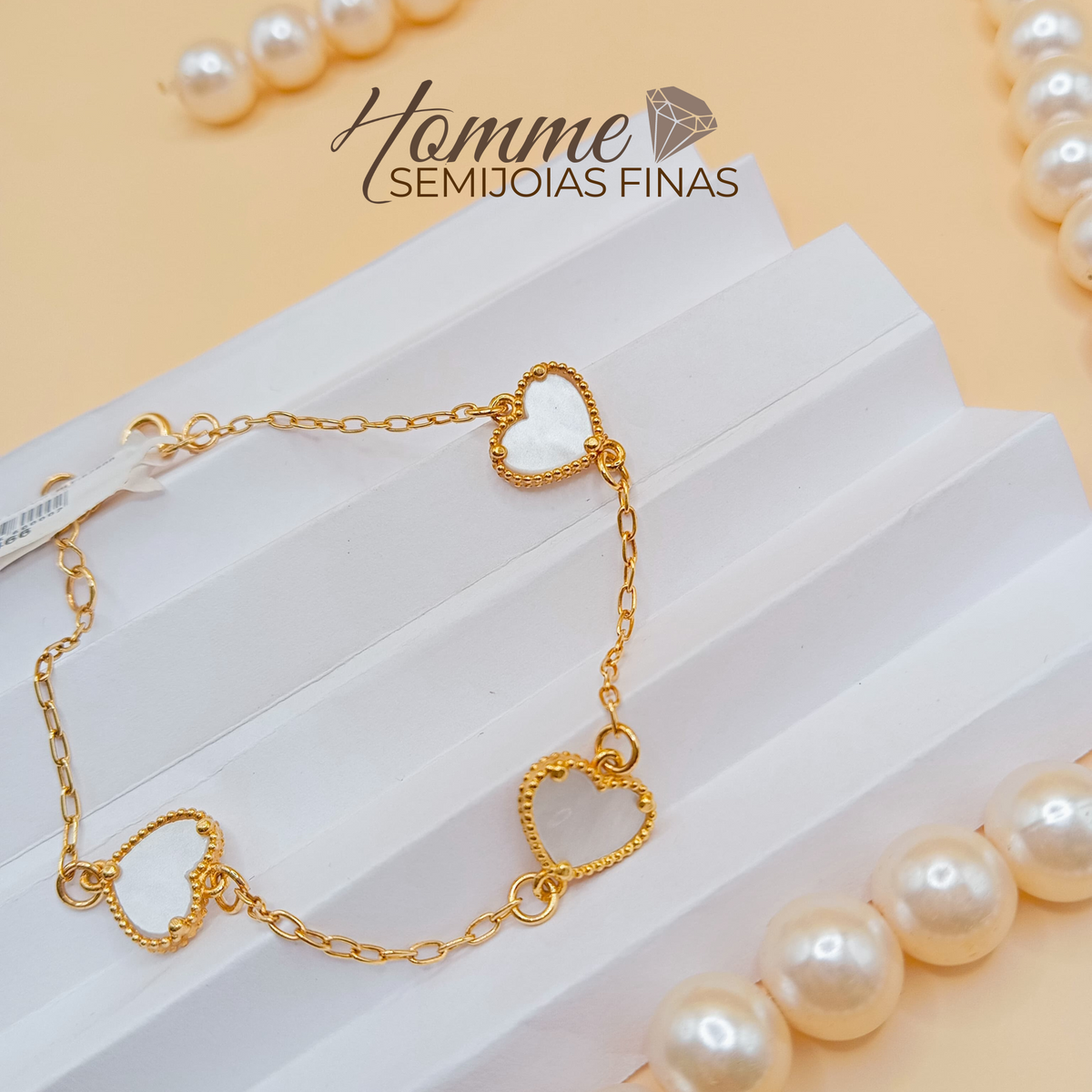 Pulseira Corações do Amor