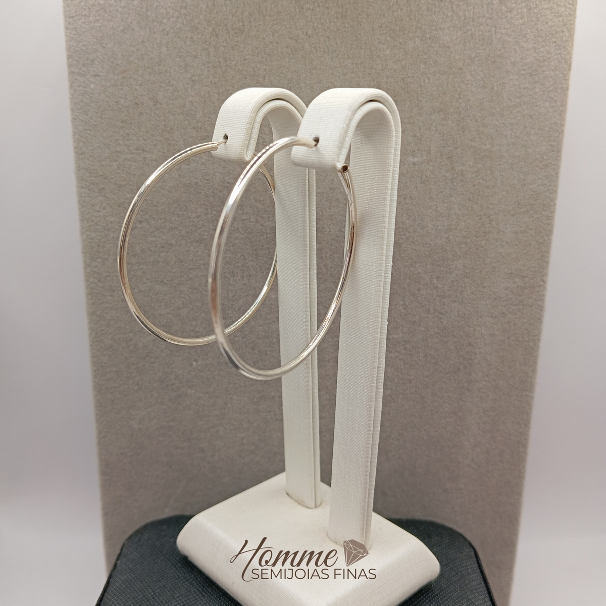 Argola Prata 925 Grande – Essencial e Estilosa