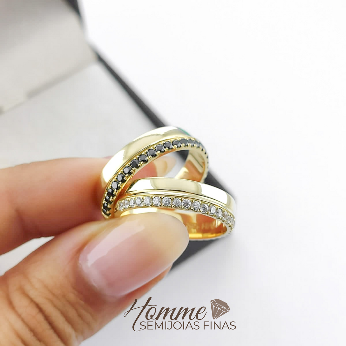 Aliança Dual Elegance