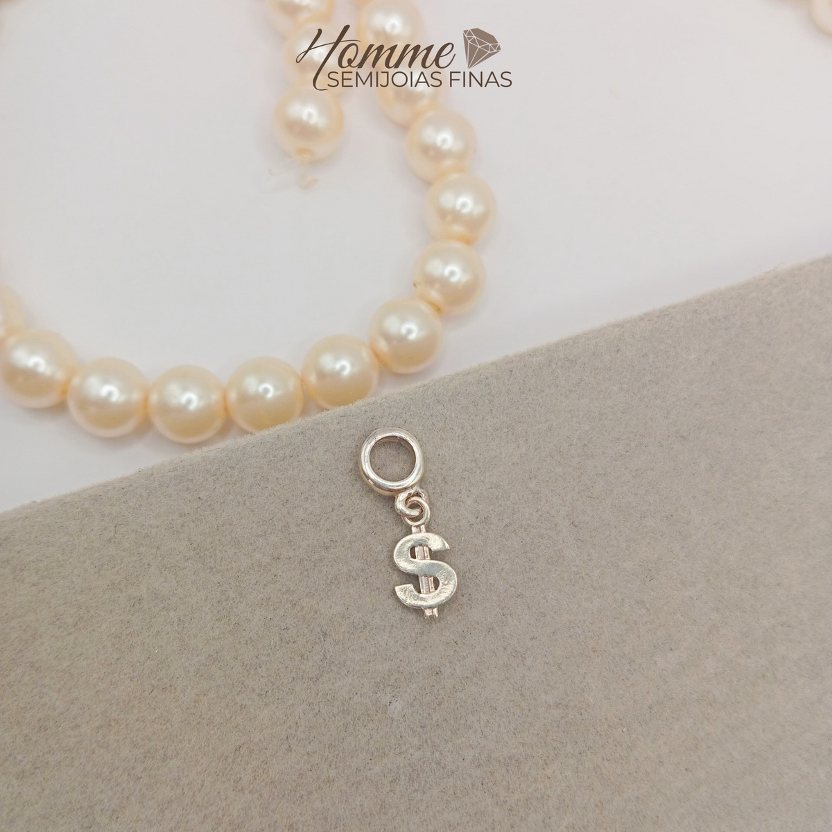 Berloque Cifrão ($) – Prata Legítima 925