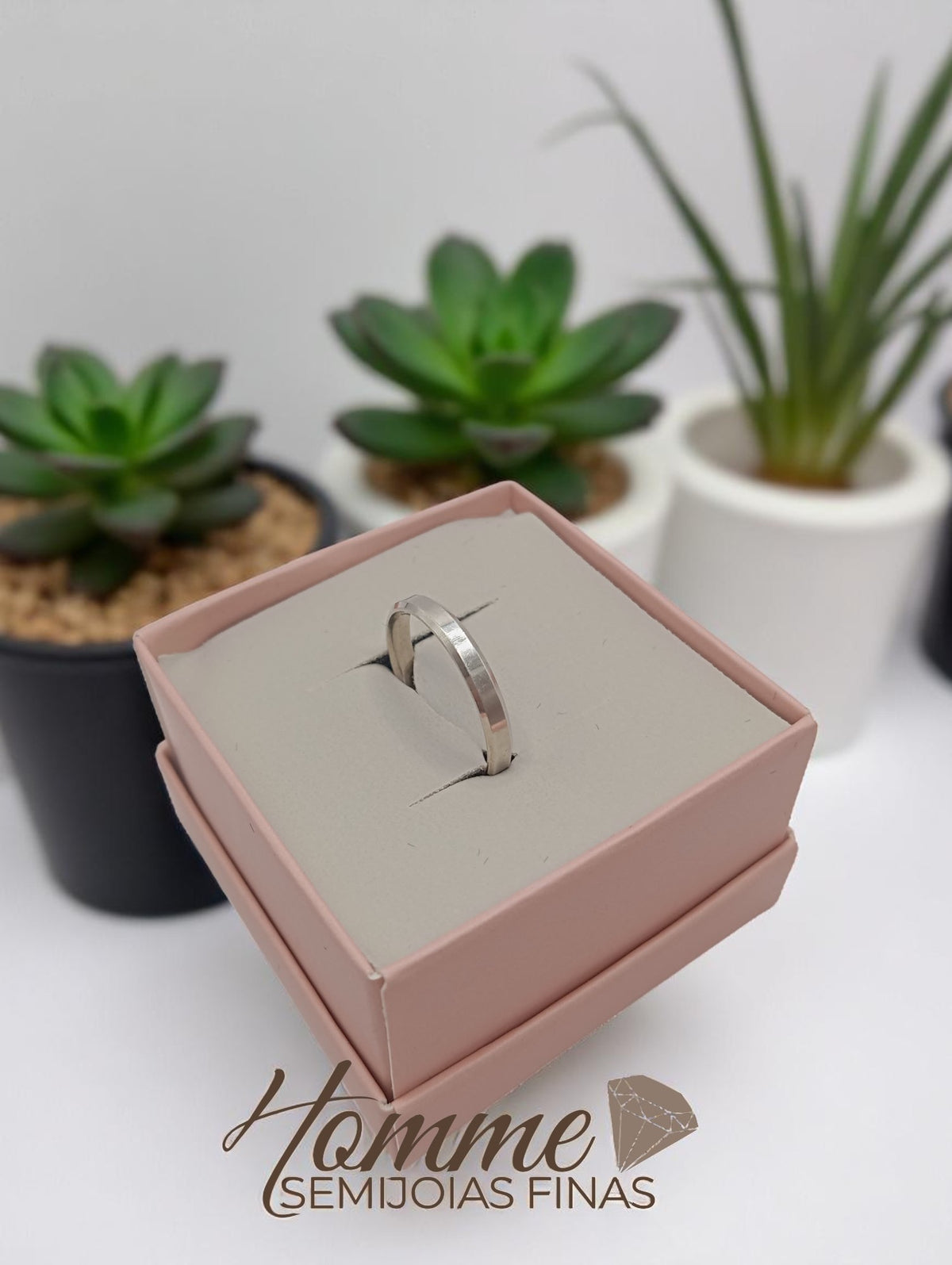 Alianças Prata 925 Chanfradas (unidade)