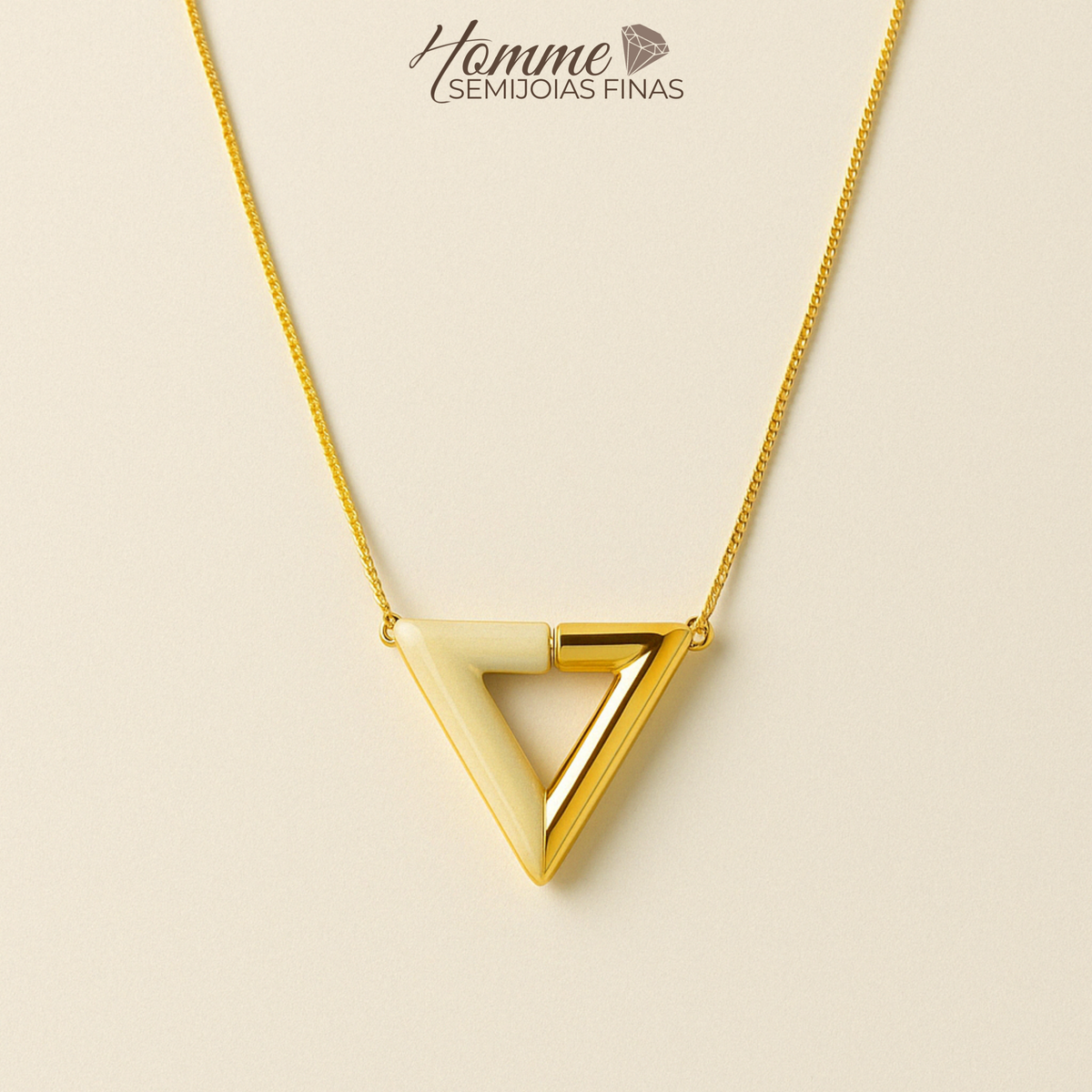 Conjunto Geométrico Triângulo Dourado